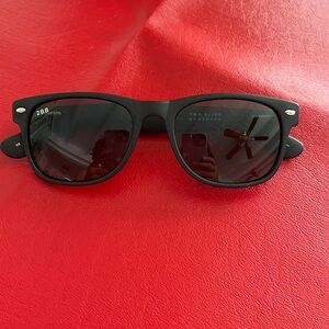 Two Blind Brothers THE CAVALIER Mat Black Plastic Sunglasses